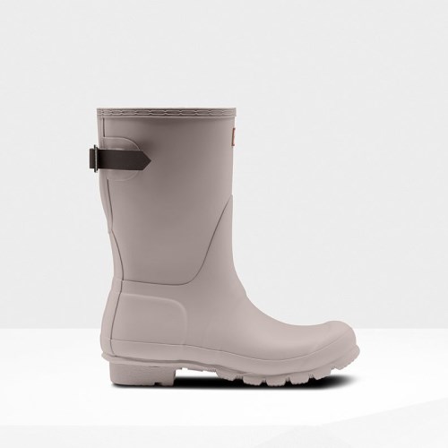 Hunter Original Back Adjustable Short Rain Boots For Womens - NZ G1359